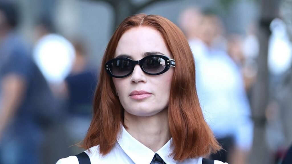 Emily Blunt Is Doing Double Corsets in Her First “Devil Wears Prada 2” On-Set Photos