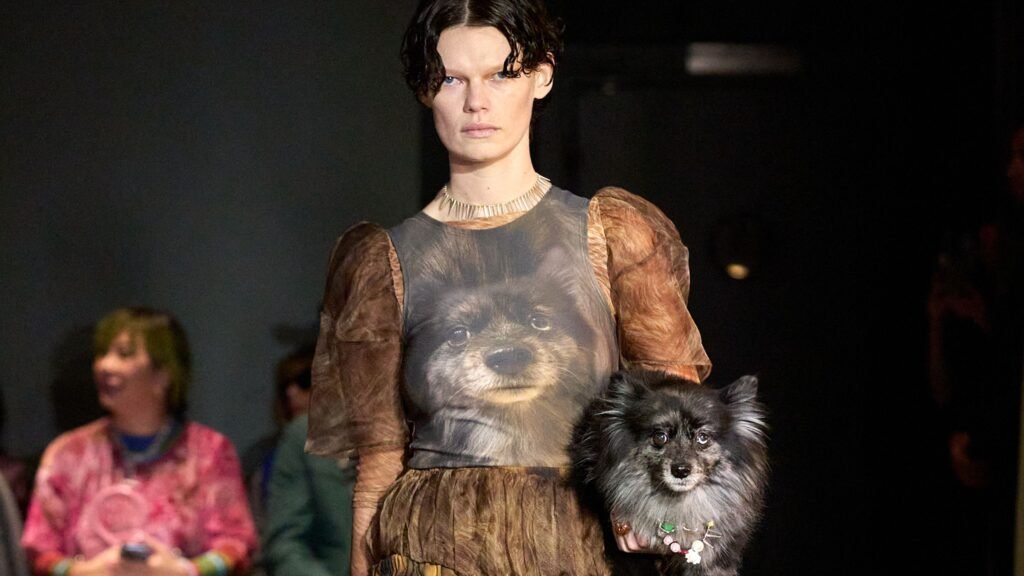 In Honor of the Return of Dogue, a Look Back at Some Sweet Pups on the Runway