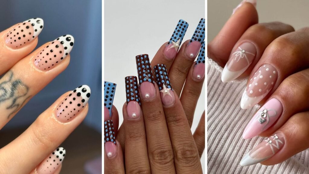 Polka Dot Nails Are the Vintage Manicure Trend Taking Over This Summer Polka Dot Nails Are the Vintage Manicure Trend Taking Over This Summer