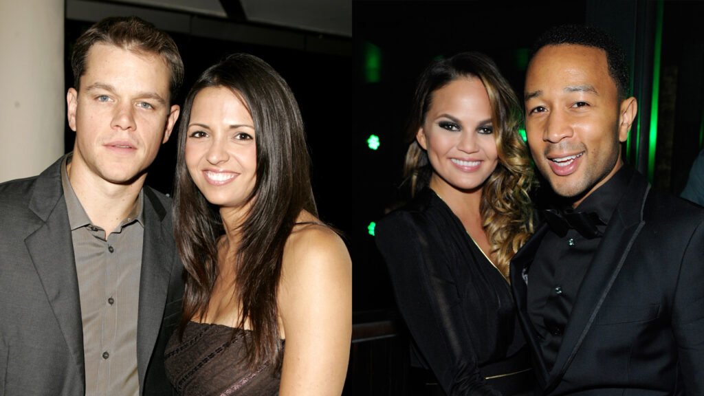 wedding - matt damon luciano, chrissy teigen john legend