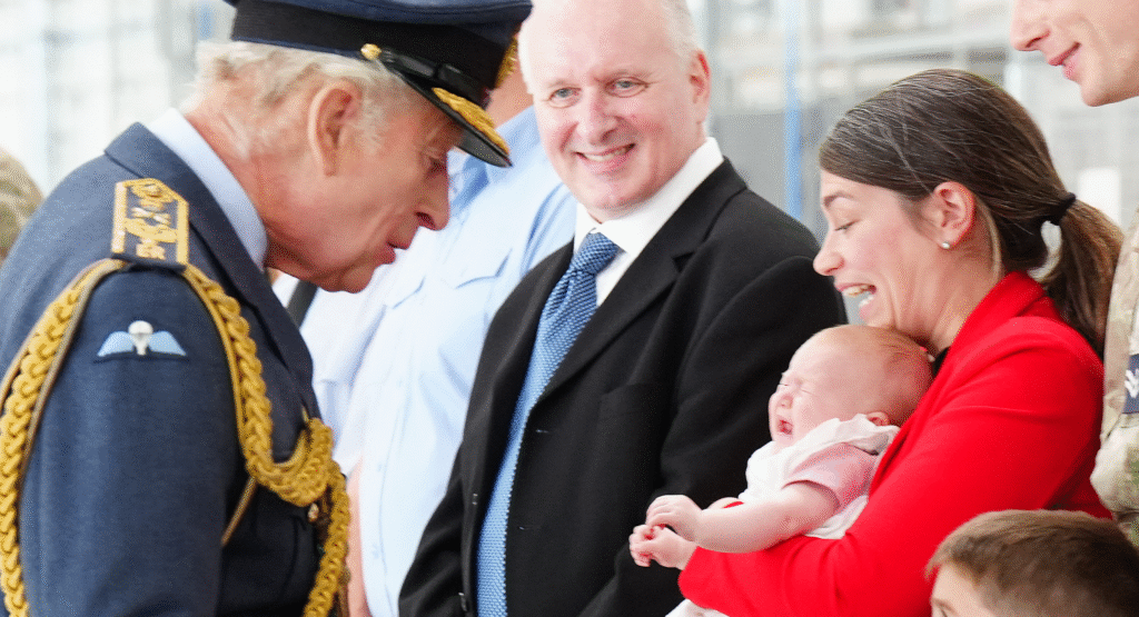 Even King Charles Couldn’t Cheer Up a Crying Baby This Week