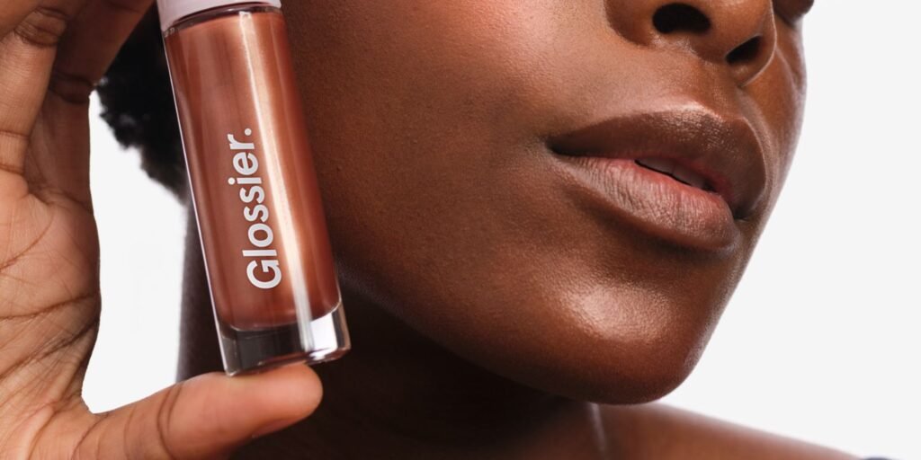 Glossier's New Liquid Highlighter Bottles a Golden Hour Glow