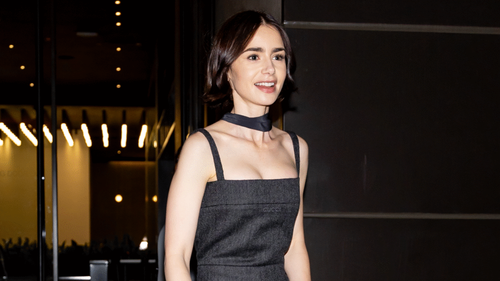 Lily Collins’s Balenciaga City Bag Is an ‘Emily In Paris’ Plot Twist Lily Collins was spotted on the set of Emily In Paris wearing the Balenciaga City Bag