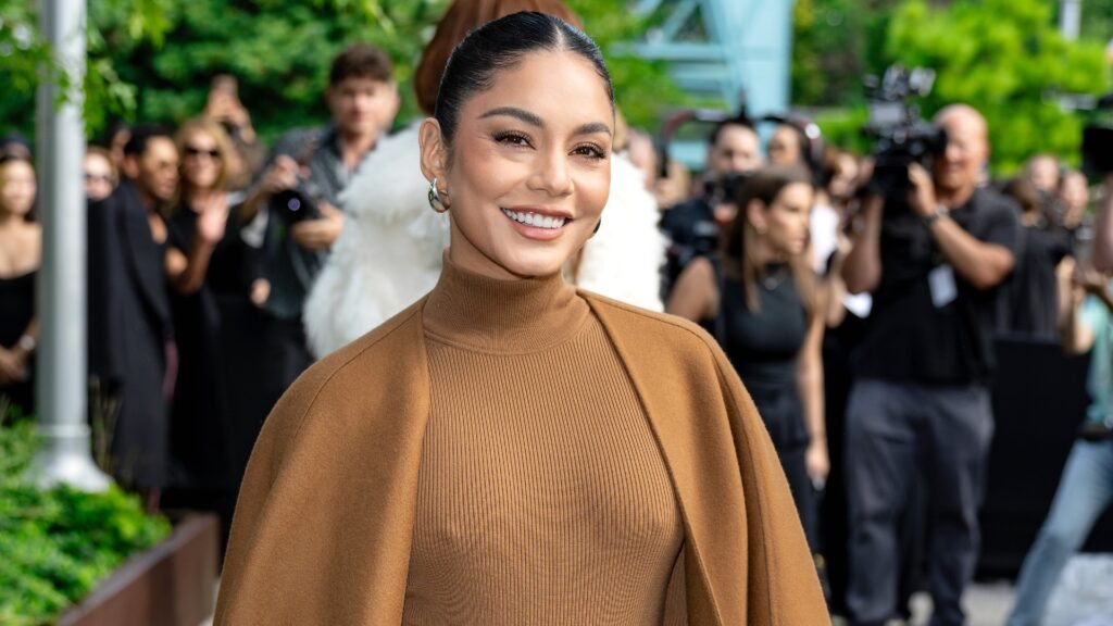 Vanessa Hudgens Ditched Her Guava Nails For a Chrome Manicure