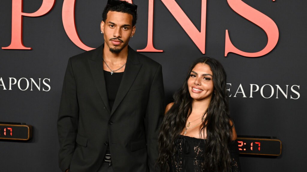 Huda Mustafa (R), Guest at the &quot;Weapons&quot; World Premiere held at The United Theater on Broadway on July 31, 2025 in Los Angeles, California.