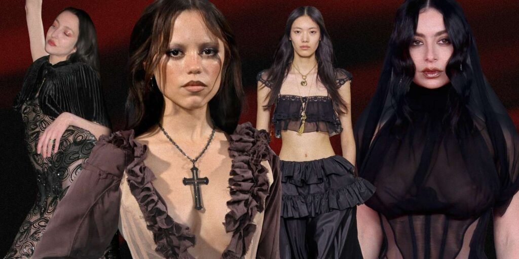 Fall’s Dark Romance Trend Puts a Moody Twist on Boho Style