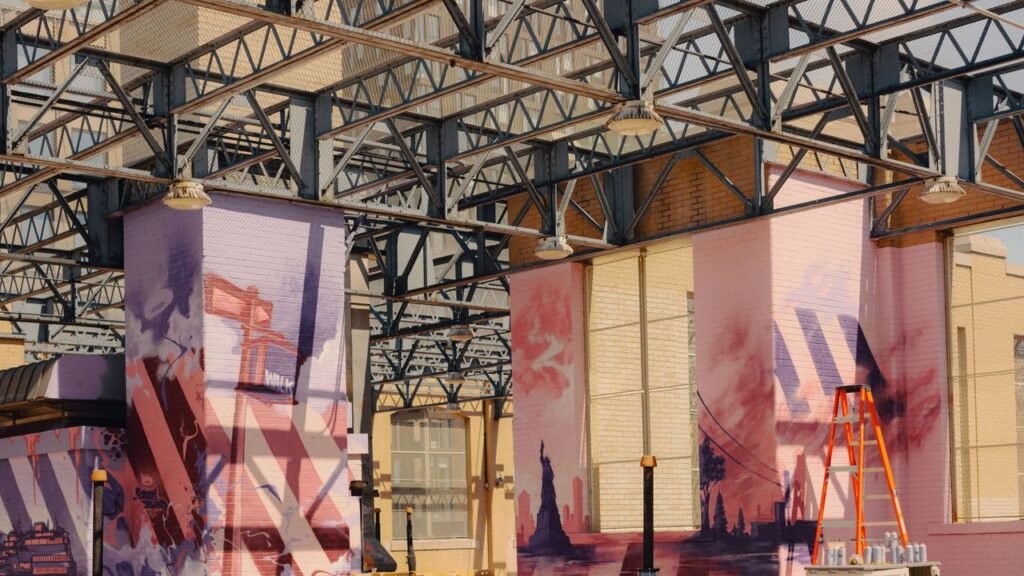 IB Kamara’s Off-White Returns to New York Fashion Week With a City-Inspired Graffiti Installation