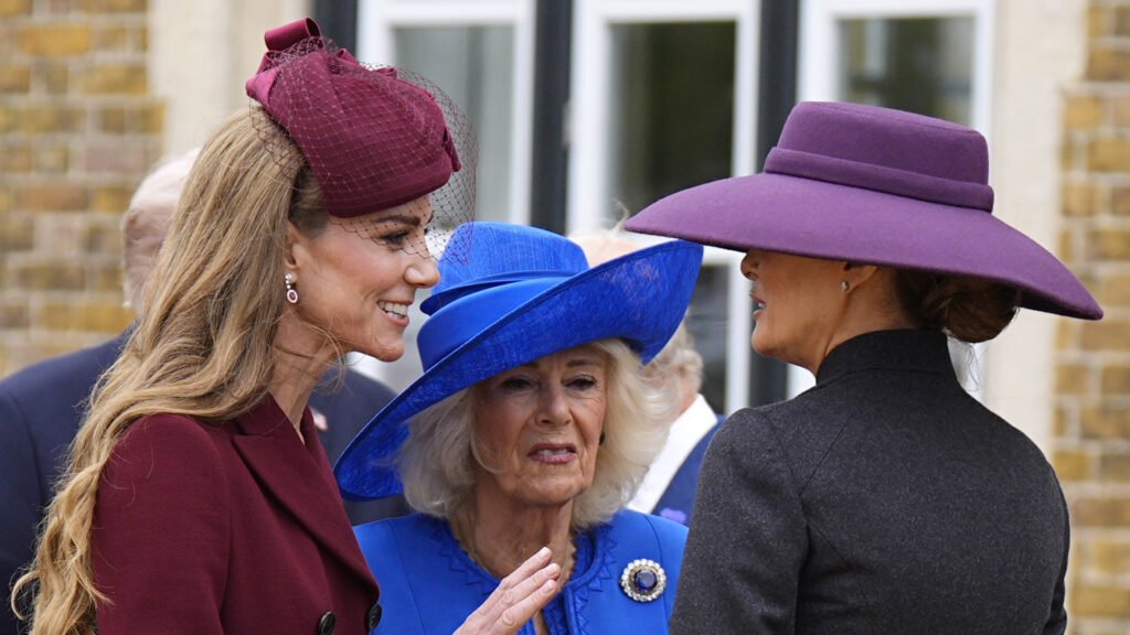 Kate Middleton and Melania Trump Forgot to Curtsy to Charles Kate Middleton and Melania Trump Forgot to Curtsy to Charles