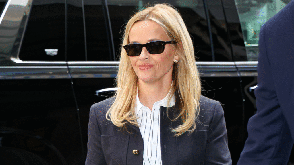 Reese Witherspoon was spotted with the Demellier Midi New York bag in tow
