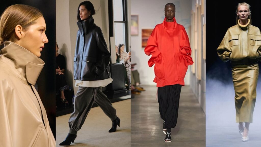 This Fall, It's All About The Funnel Neck Jackets!