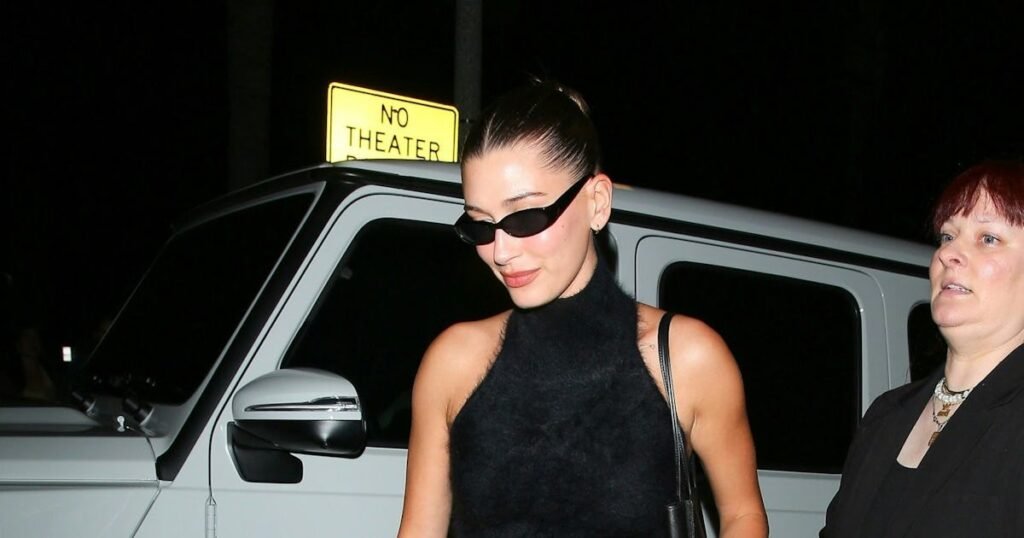 How To Wear Black In The Spring, According To Hailey Bieber