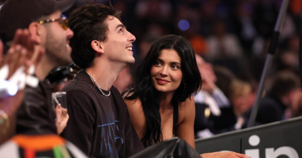 Kylie Jenner’s Studded Jeans Made For The Perfect Courtside Look
