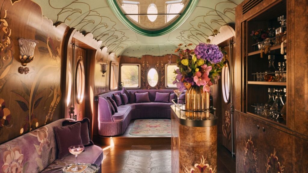 An Exclusive First Look at Baz Luhrmann and Catherine Martin’s Fantastical Belmond Train Carriage