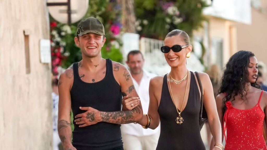 Anwar and Bella Hadid Are the Best Dressed Summer Goths in Saint-Tropez