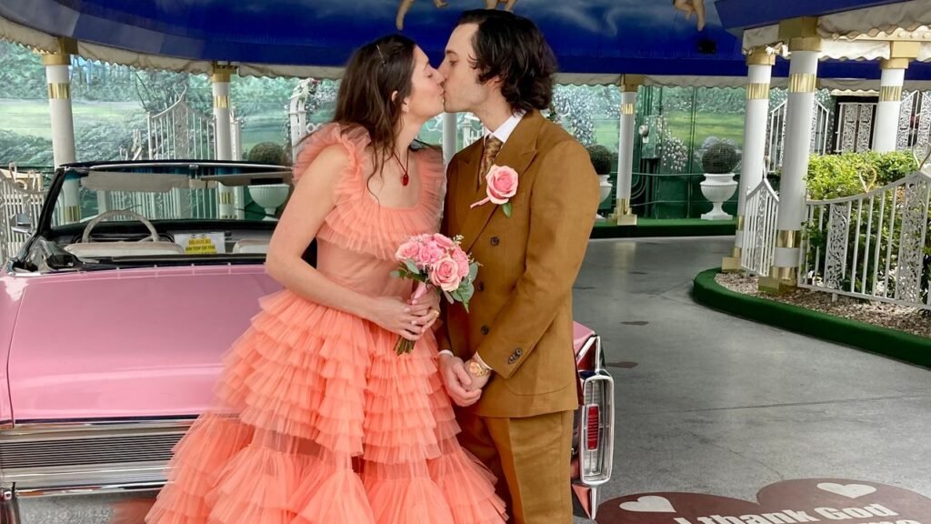 Colorful Wedding Dresses Are the Most Joy-Sparking Bridal Trend