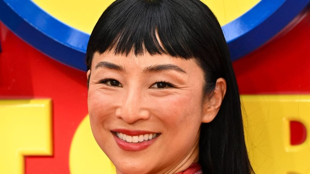 Greta Lee Is Back on Team Bangs for Summer Greta Lee Is Back on Team Bangs for Summer