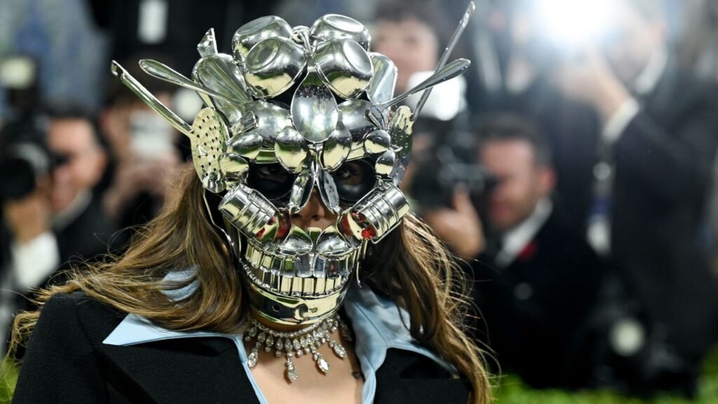 The Story Behind the Most Striking Mask on the 2026 Met Gala Red Carpet The Story Behind the Most Striking Mask on the 2026 Met Gala Red Carpet