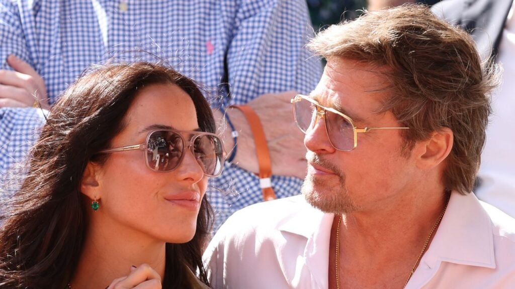 Brad Pitt and Ines de Ramon Embrace Summer Neutrals at the French Open