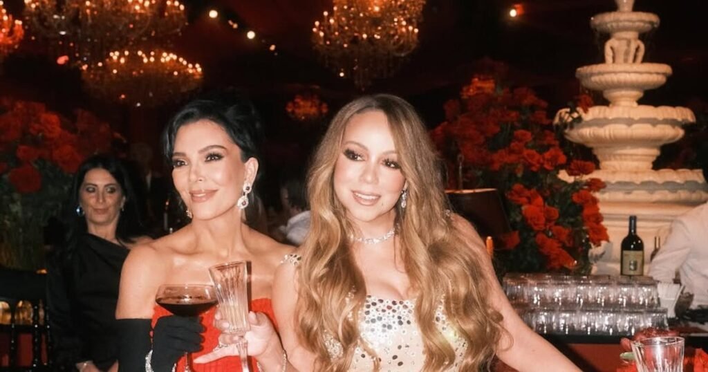 Kris Jenner & Mariah Carey Recreated Their Looks From Jenner’s 70th Birthday