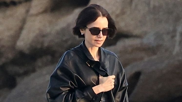 Lily Collins Endorses Capris and Naked Flats in an Anti-Emily in Paris Summer Look Lily Collins Endorses Capris and Naked Flats in an Anti-Emily in Paris Summer Look