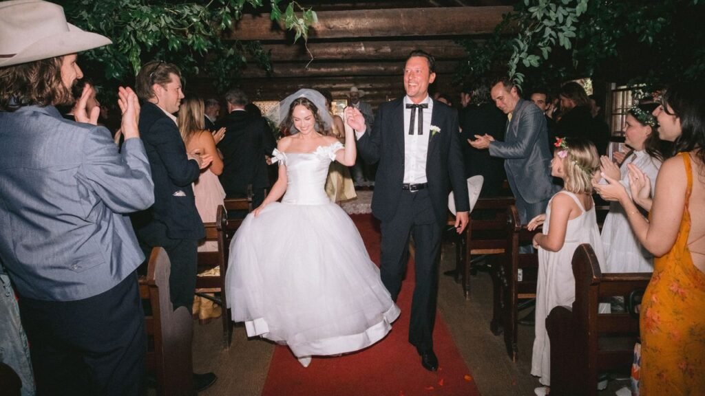This Musician Couple Took Over a Pioneer Town for Their 1950s-Inspired Texas Wedding