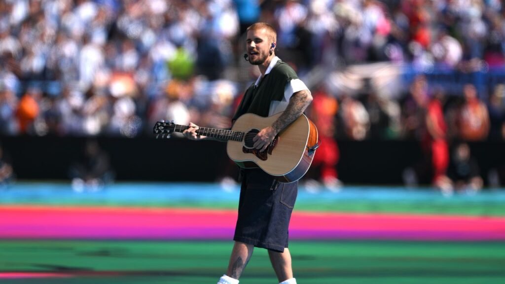 Justin Bieber Serenaded the Crowd in His Own Designs at the 2026 FIFA World Cup Justin Bieber Serenaded the Crowd in His Own Designs at the 2026 FIFA World Cup