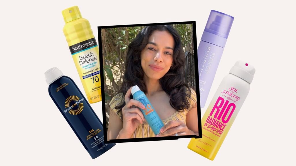 Reapplying Sunscreen Is Annoying, But These Sprays Make It Easier Reapplying Sunscreen Is Annoying, But These Sprays Make It Easier