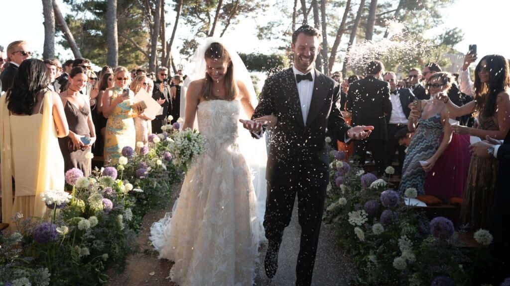 This Couple Exchanged Vows in a 16th-Century Greek Castle Overlooking the Ionian Sea