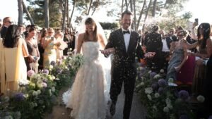 This Couple Exchanged Vows in a 16th-Century Greek Castle Overlooking the Ionian Sea