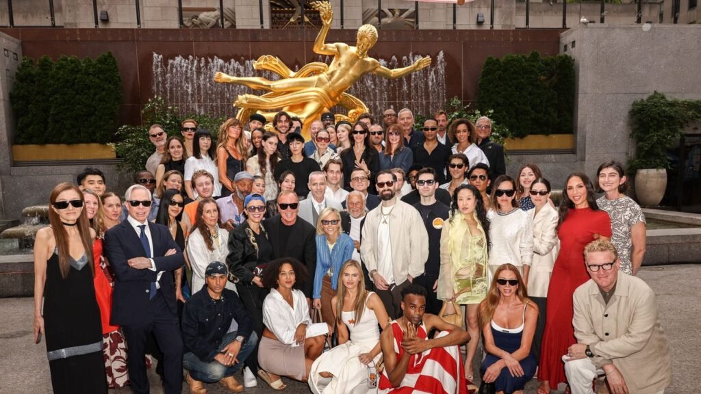 Vogue and the CFDA Celebrated America’s 250th with 130 Reimagined Designer Flags and a Broadway Serenade