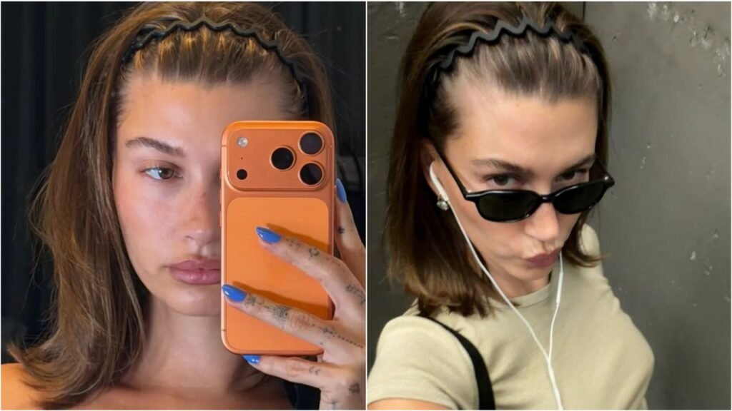 Hailey Bieber Confirms the Zigzag Headband Trend Is Back for Fall 2026