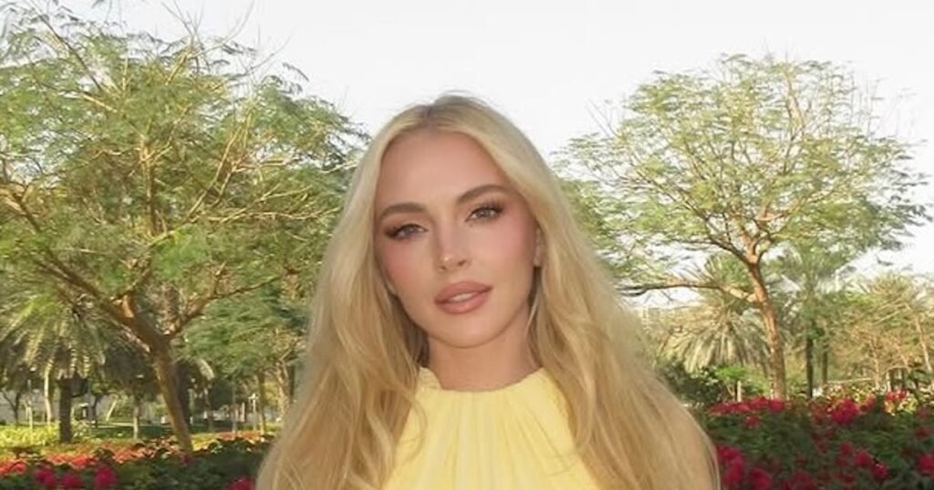 Lindsay Lohan’s Vacation Wardrobe Includes This Affordable White Mini Dress