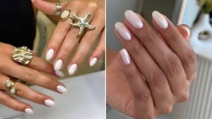 Vanilla Chrome Nails Are the Sweetest Way to Wear a White Manicure