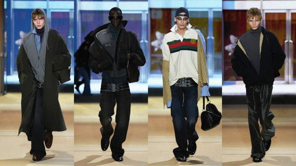 At Gucci, Demna Wants You to Half-Wear a Jacket At Gucci, Demna Wants You to Half-Wear a Jacket