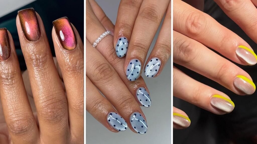 Cat-Eye Nails Are the Most Mesmerizing Way to Wear Shimmering Color Cat-Eye Nails Are the Most Mesmerizing Way to Wear Shimmering Color