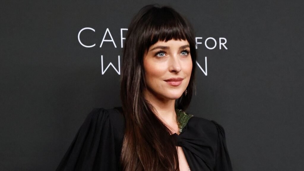 Dakota Johnson Takes the Plunge Dress to New Places Dakota Johnson Takes the Plunge Dress to New Places