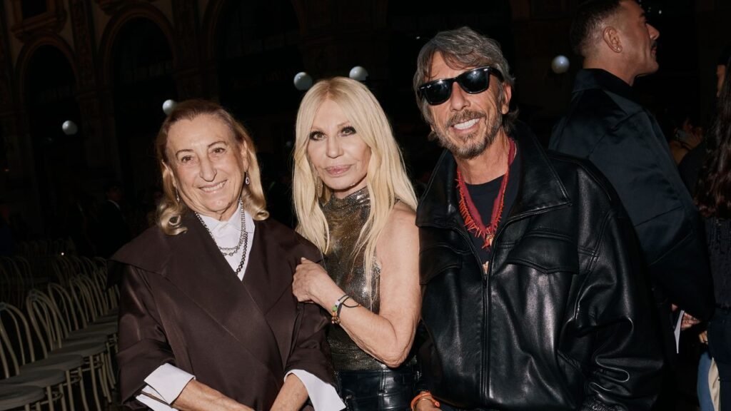 Donatella! Miuccia! Pierpaolo! The Vogue World 2026 Front Row Was a Mount Rushmore of Italian Fashion