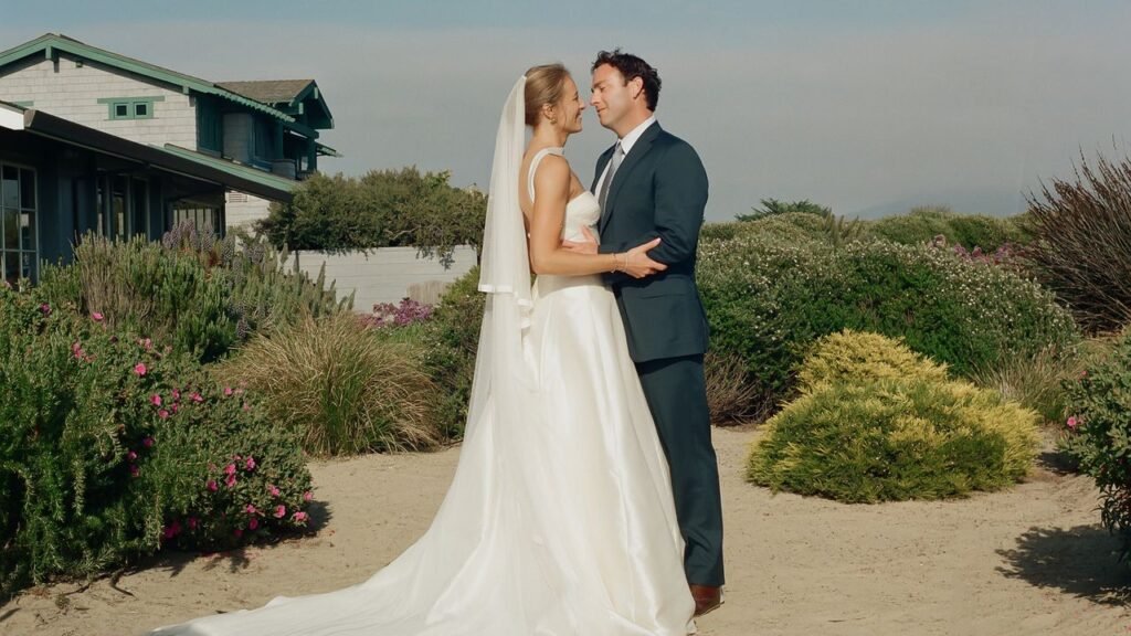 The Bride Mirrored Her Mother’s Wedding Day Looks at Her Backyard Wedding in Santa Barbara
