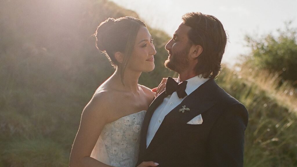 This Artist Bride’s Hand-Painted Danielle Frankel Dress Shaped the Aesthetic of Her Carmel Valley Wedding This Artist Bride’s Hand-Painted Danielle Frankel Dress Shaped the Aesthetic of Her Carmel Valley Wedding