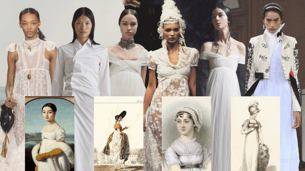 61 Regency-Inspired Runway Looks in Honor of Jane Austen’s Sense and Sensibility