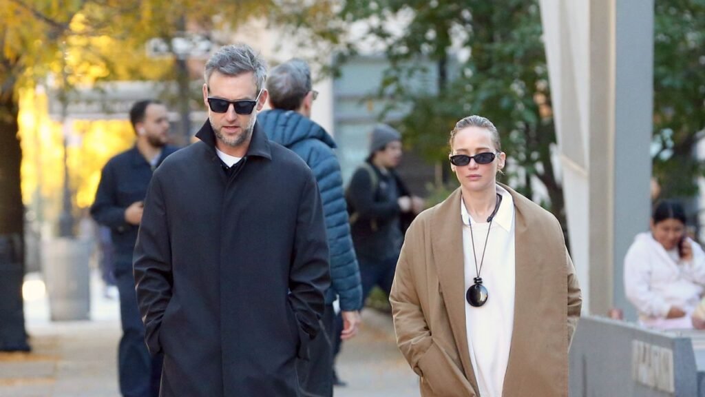 In Matching Shoes, Jennifer Lawrence and Cooke Maroney Are in Total Lockstep In Matching Shoes, Jennifer Lawrence and Cooke Maroney Are in Total Lockstep