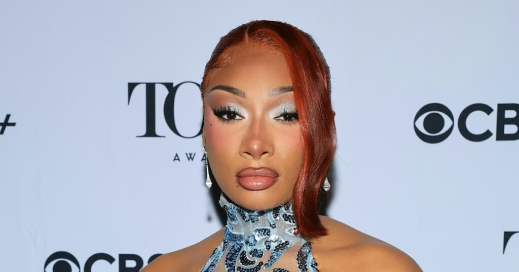 Megan Thee Stallion’s Blonde French Twist Is Elegant, Yet Modern Megan Thee Stallion’s Blonde French Twist Is Elegant, Yet Modern