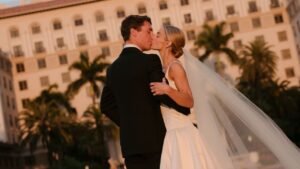 The Bride Wore Vintage ’60s Christian Dior, Danielle Frankel, and Emilia Wickstead for Her Palm Beach Wedding Weekend