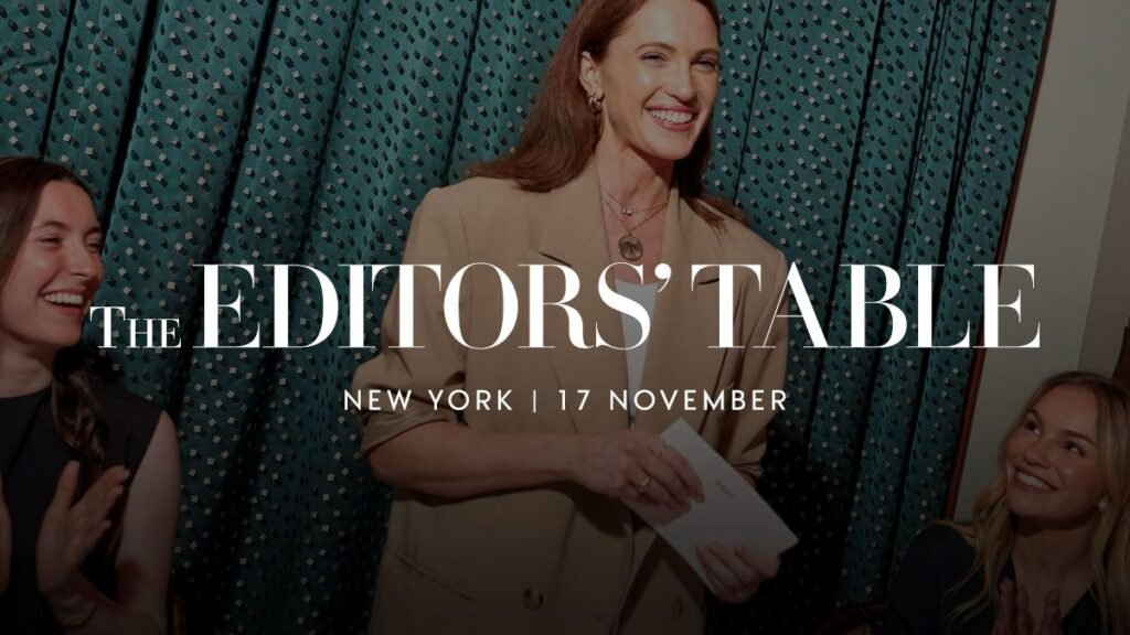 The Editors’ Table: New York The Editors’ Table: New York