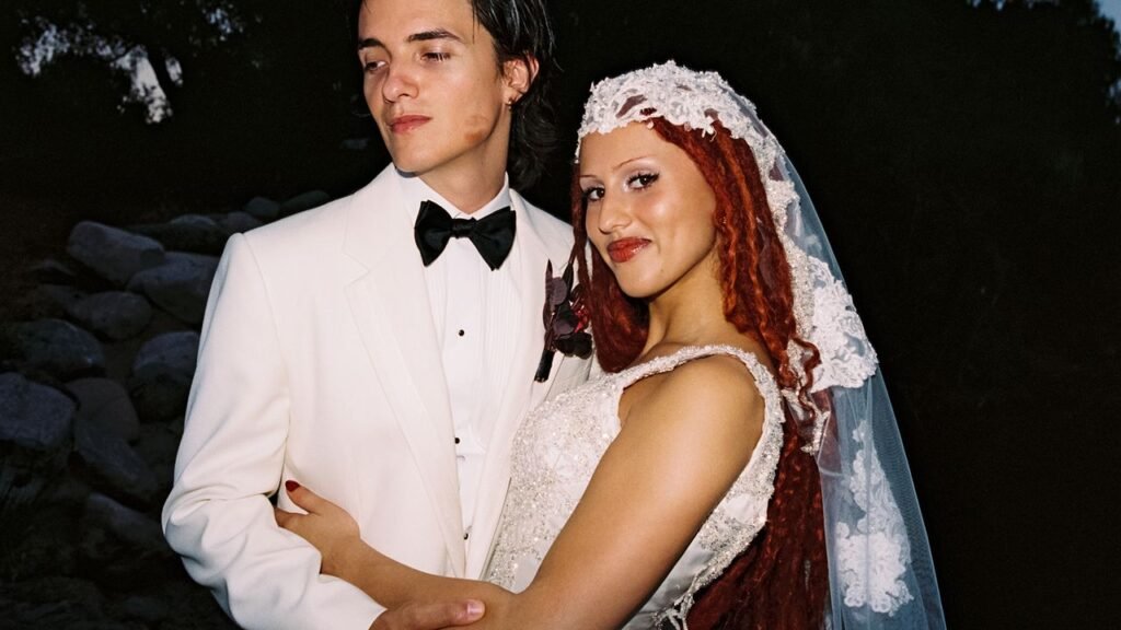 This Musician Bride Designed Her Own Wedding Dress to Marry in the Agoura Hills